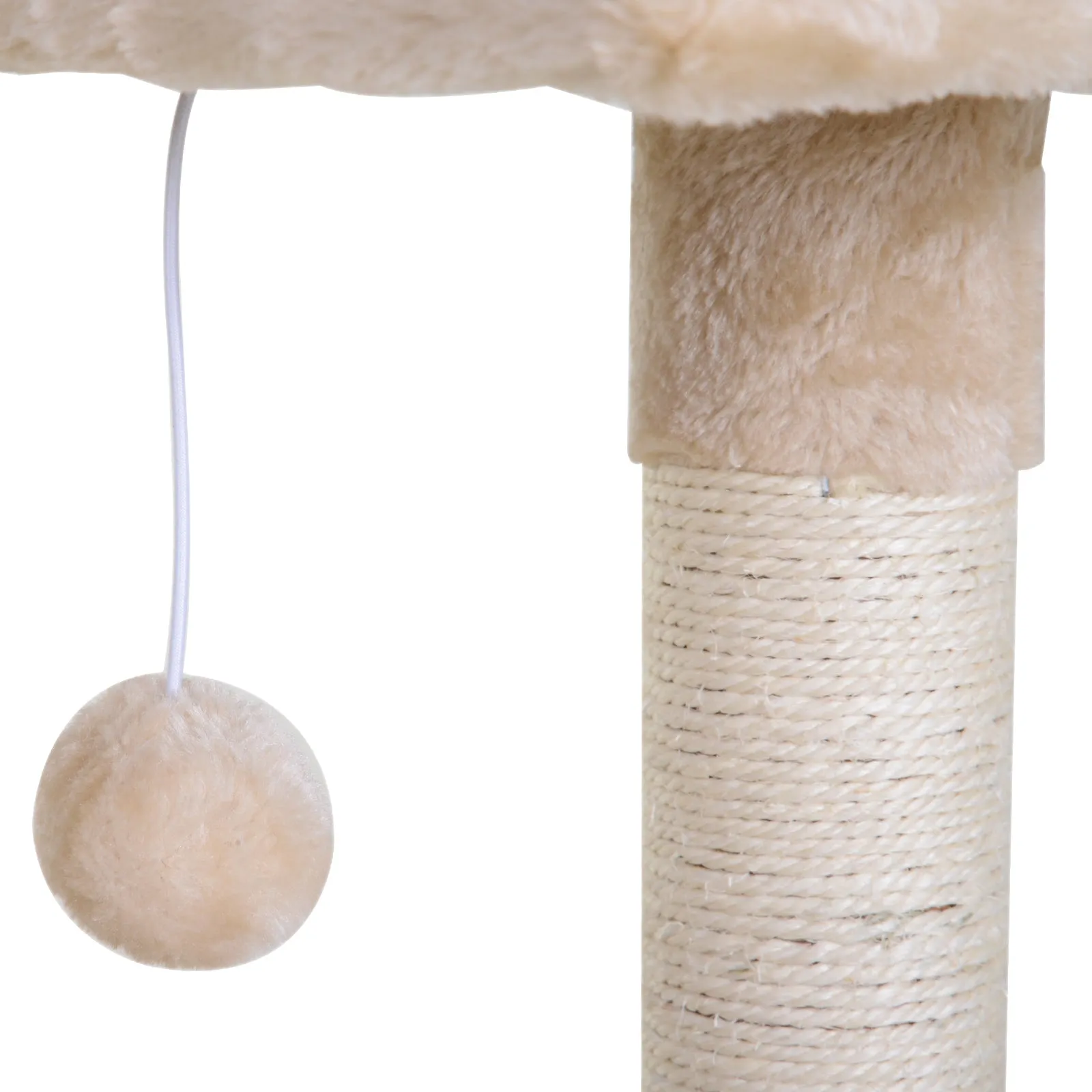 27" Cat Tree with Hammock - Beige