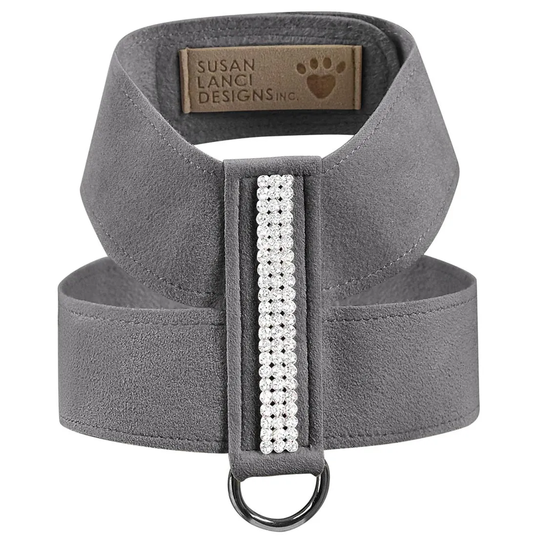 3 Row Giltmore Tinkie Dog Harness Platinum