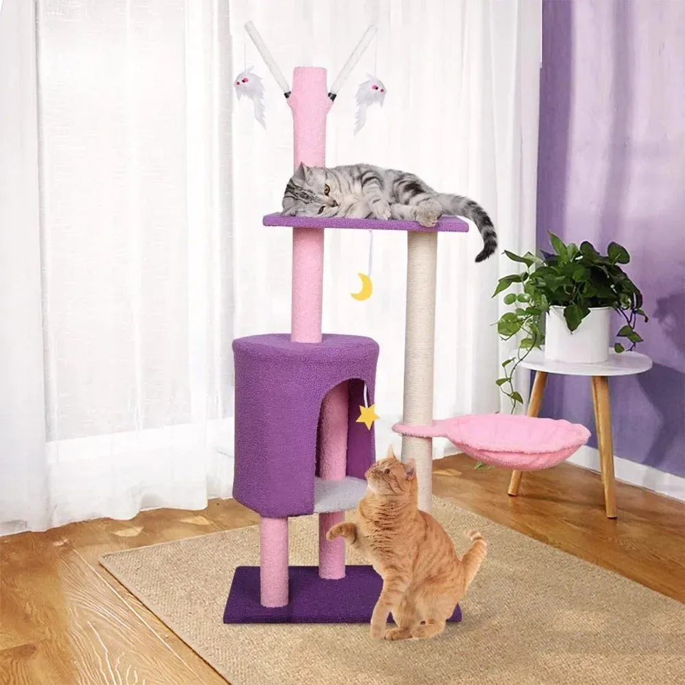 43.3" Multi-Level Cat Tower