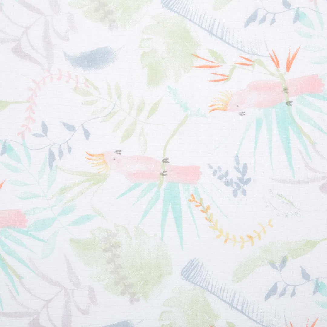 aden   anais Essentials Cotton Muslin Swaddle Blanket - Tropicalia