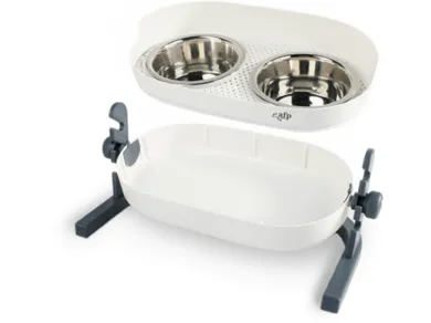 AFP Lifestyle 4 Pet-3 In 1 Elevated Double Dinner - M