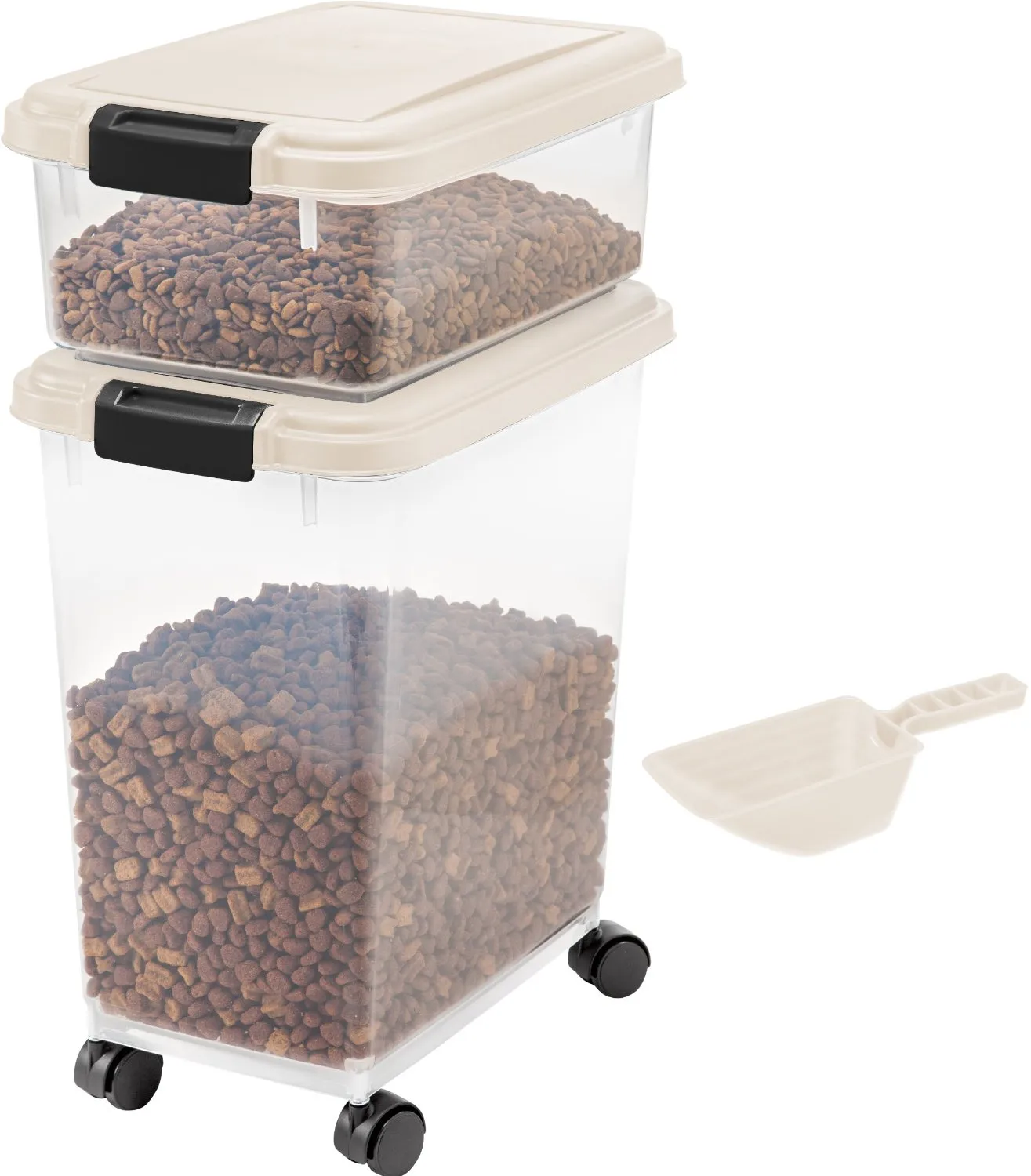 Airtight Pet Food Storage - 3 Piece Combo