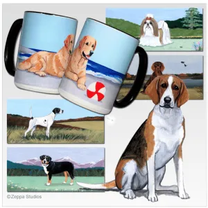 American Foxhound Scenic Mug