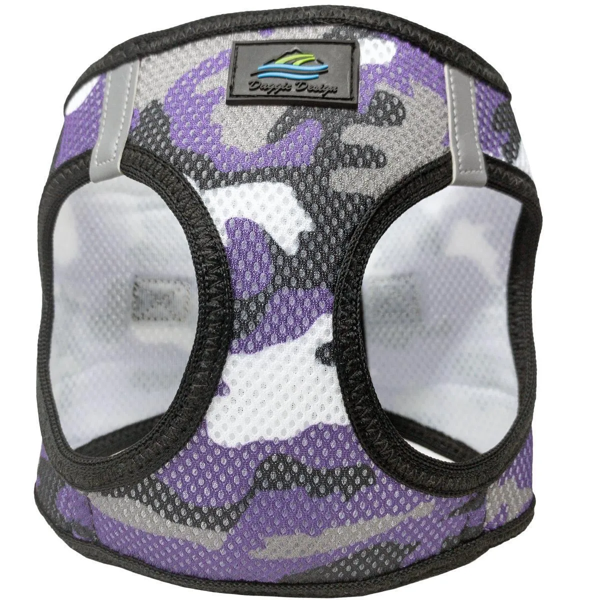 American River Dog Harness Purple Camo