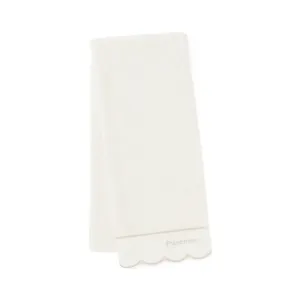 Antibacterial And Deodorizing Quilt Scallop Face Towel, Ivory