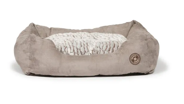 Arctic Grey Snuggle Dog Bed by Danish Design