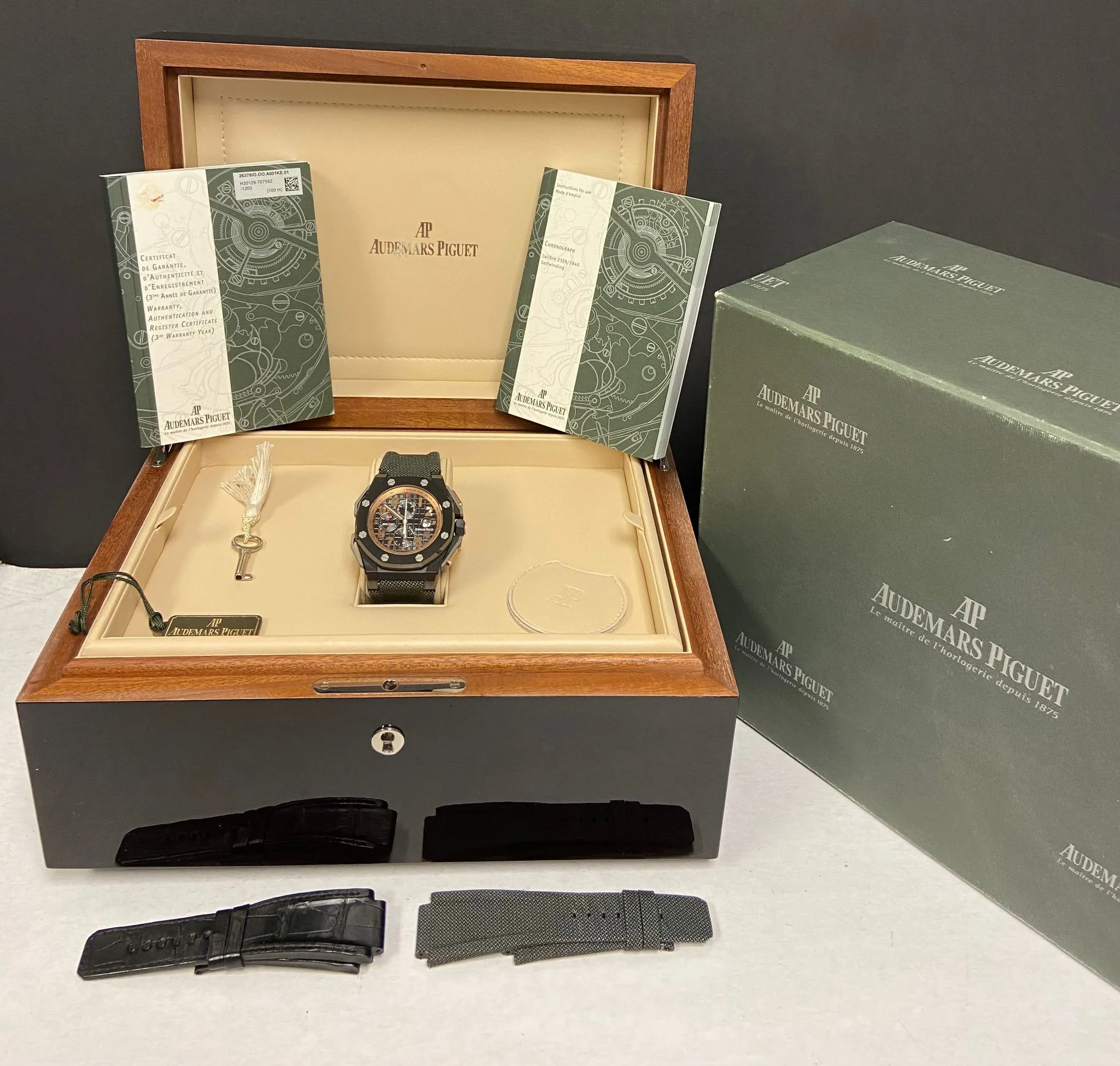 Audemars Piguet Royal Oak Offshore Legacy 26378IO Black Dial Automatic Men's Watch