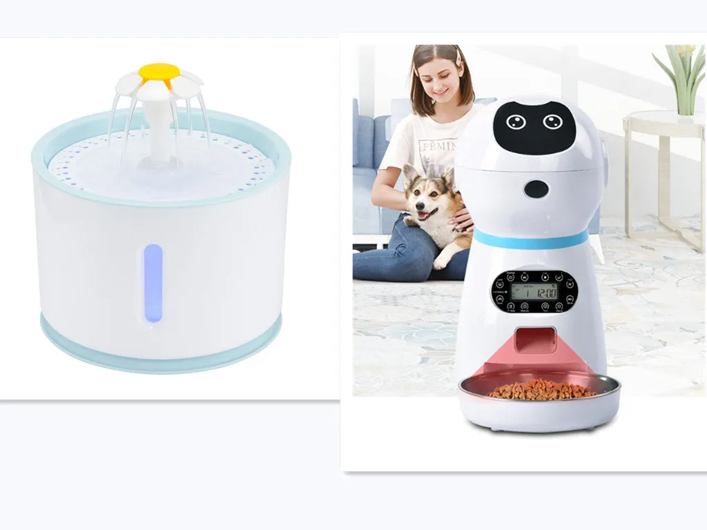 Automatic pet feeder  /Comedero automático para mascotas