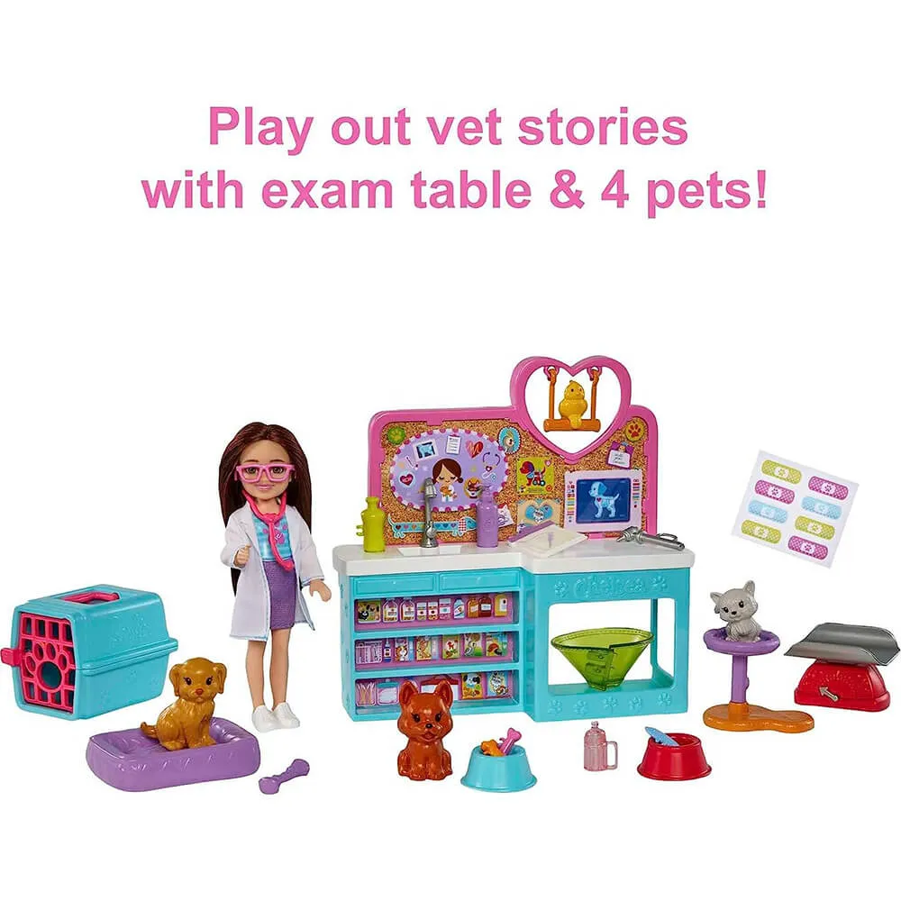 Barbie Chelsea Doll and Pet Vet Playset