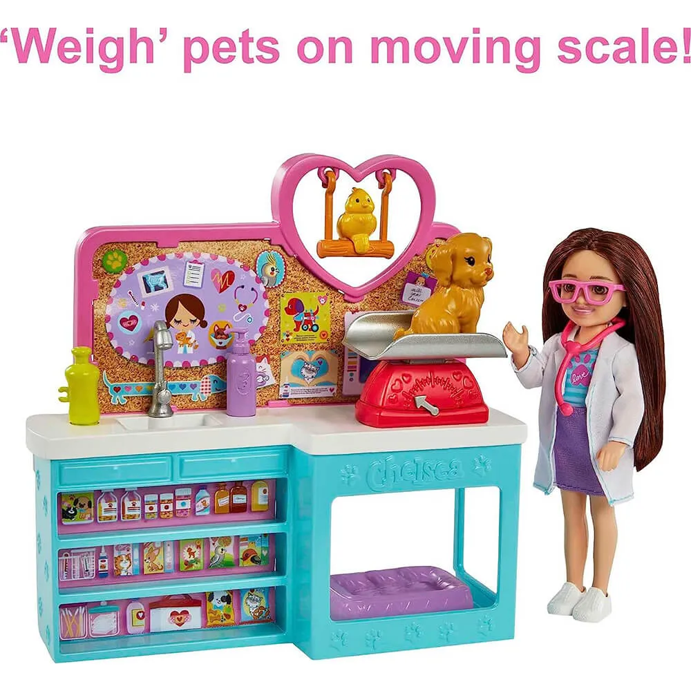 Barbie Chelsea Doll and Pet Vet Playset