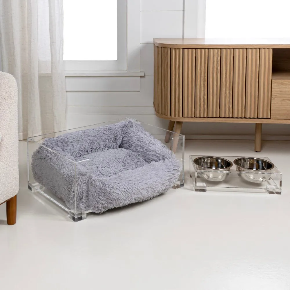 Billie Dog Bed and Bowl Set