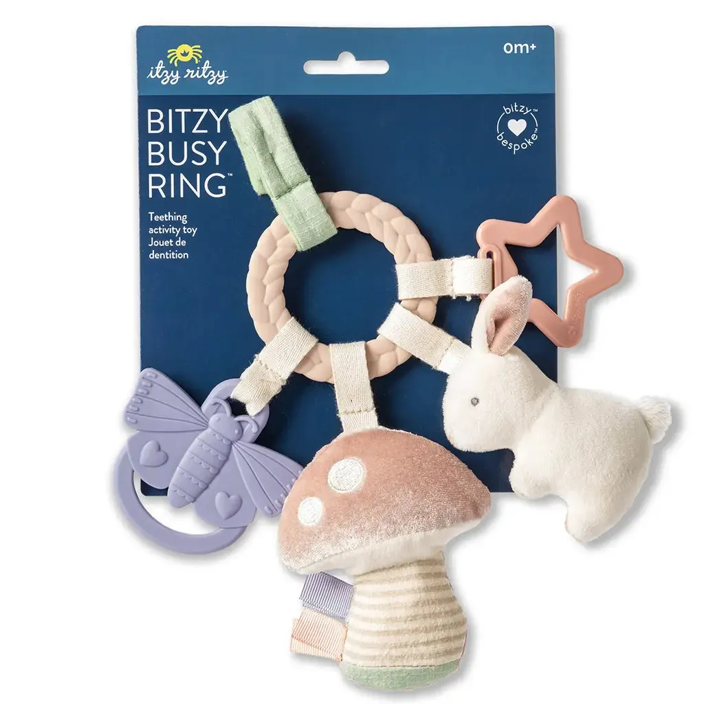 Bitzy Busy Ring™ Teething Activity Toy Bunny