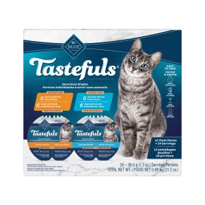 BLUE Tastefuls Spoonless Singles Chicken & Turkey Pate Variety Pack