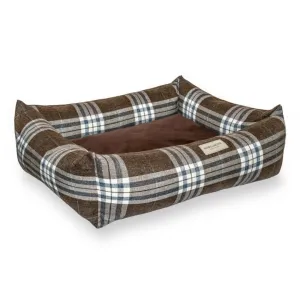 Bowl and Bone Scott Brown Dog Bed