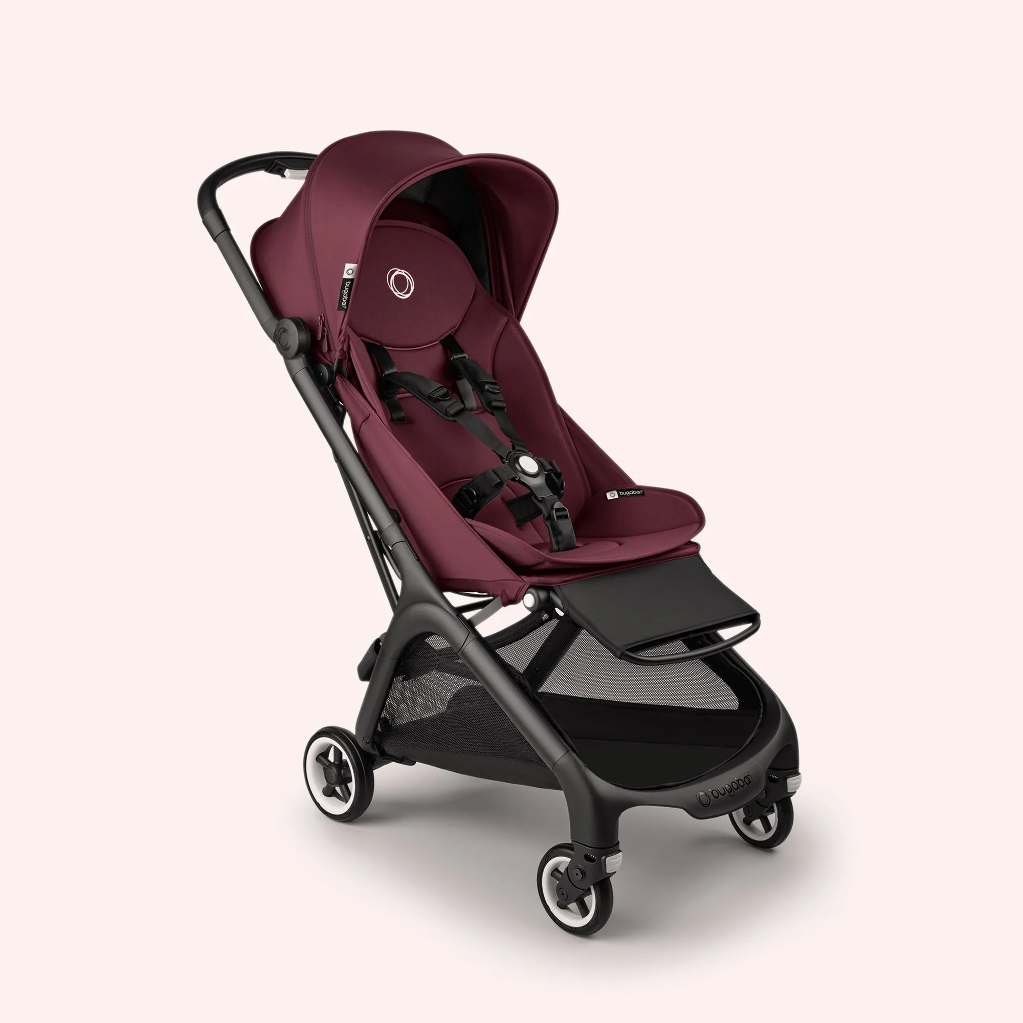 Bugaboo Butterfly Stroller - Black/Dark Cherry