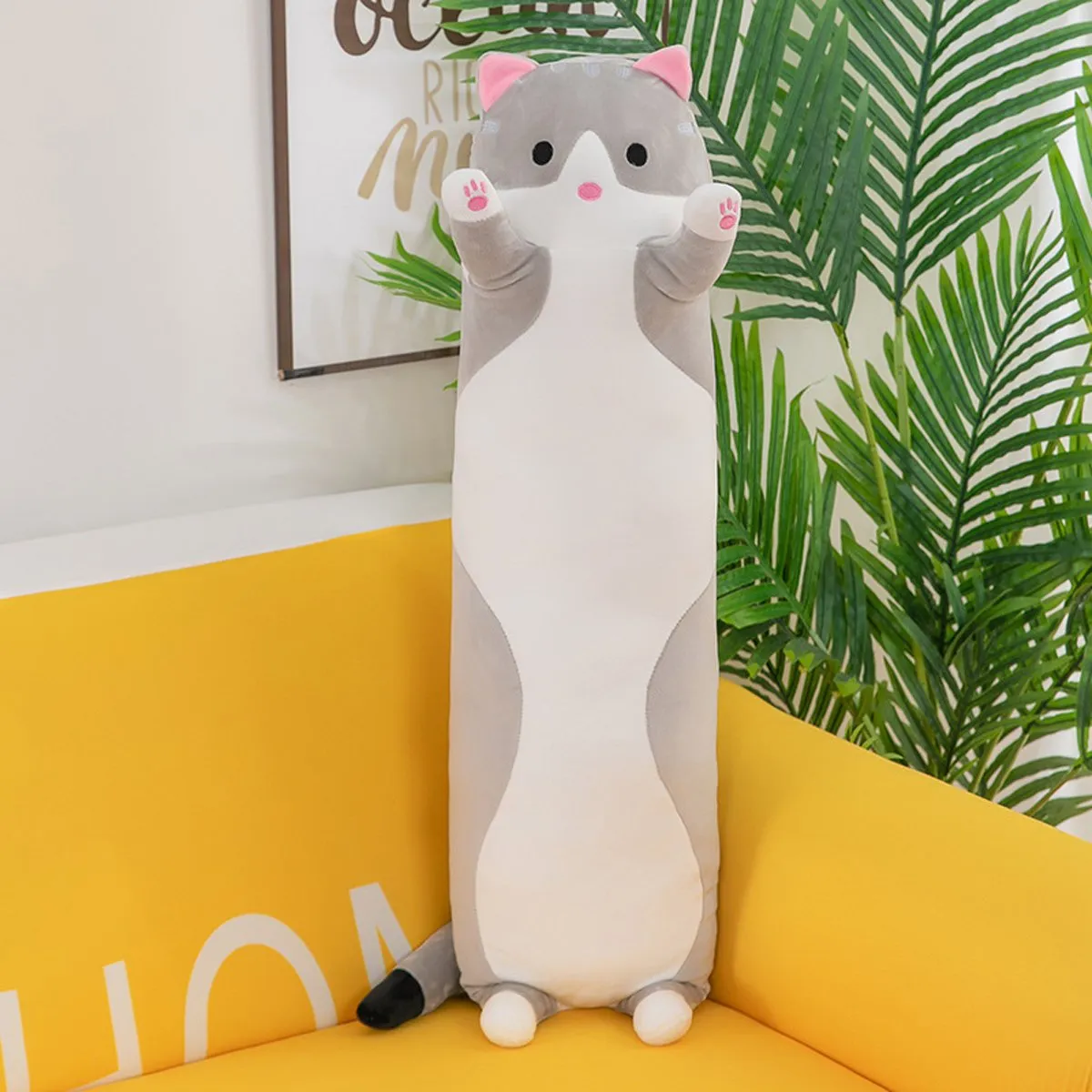 Cat Plush Long Body Cute Cat Stuffed Animal