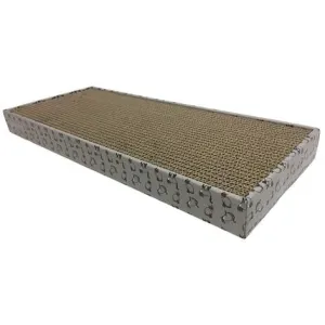 Cat Print Cat Scratcher in a Box - Reversible Straight