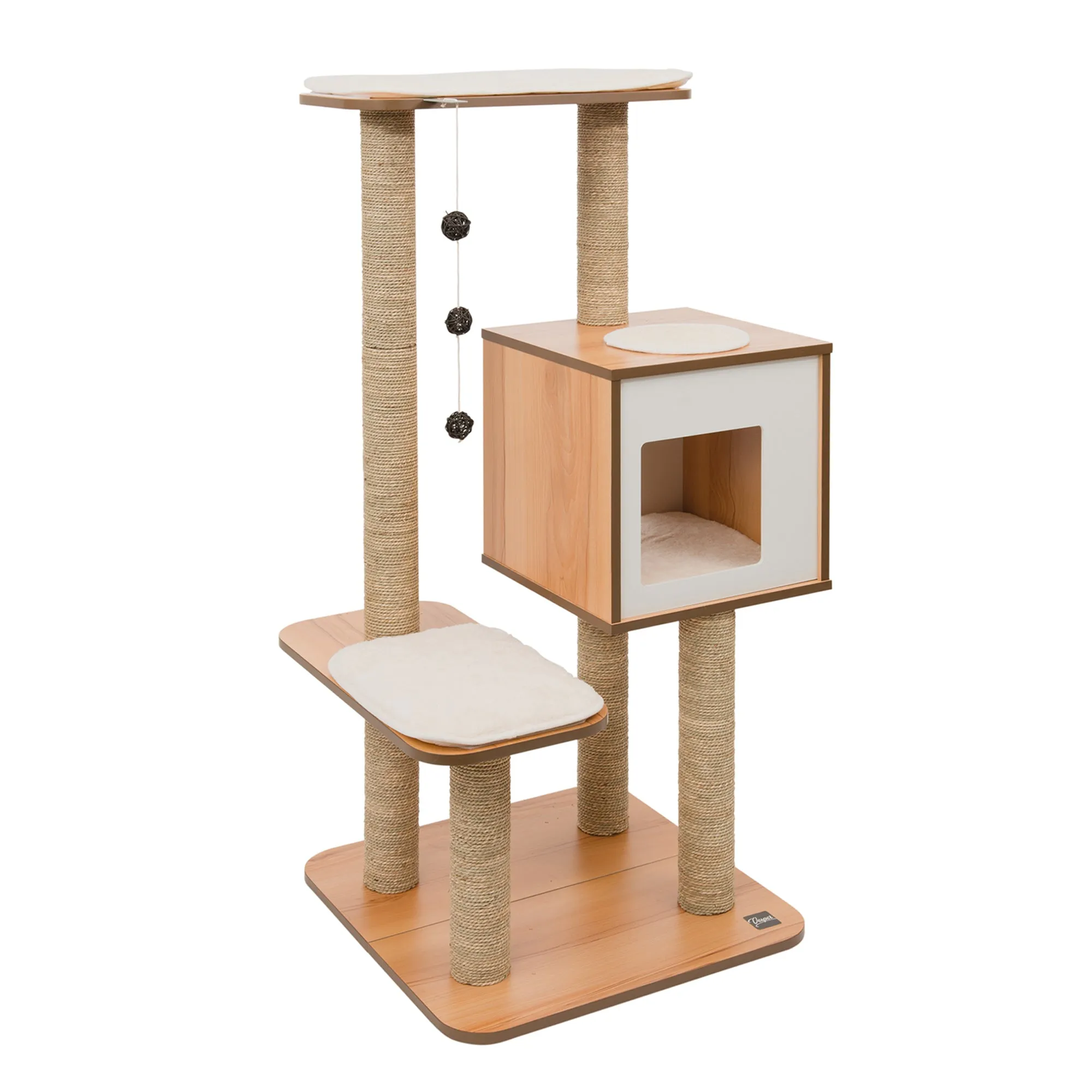 Catit Cat Furniture Vesper High Base Walnut