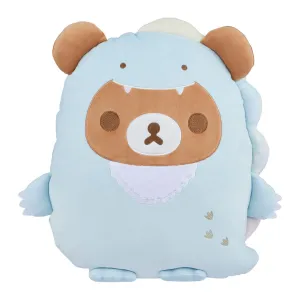 Chairoikoguma Blue Dino Mochi Cushion