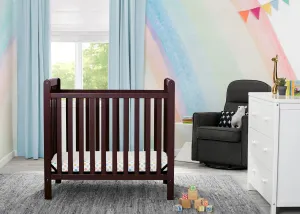 Classic Mini Crib with 2.75-inch Mattress - Convertible to Twin Bed