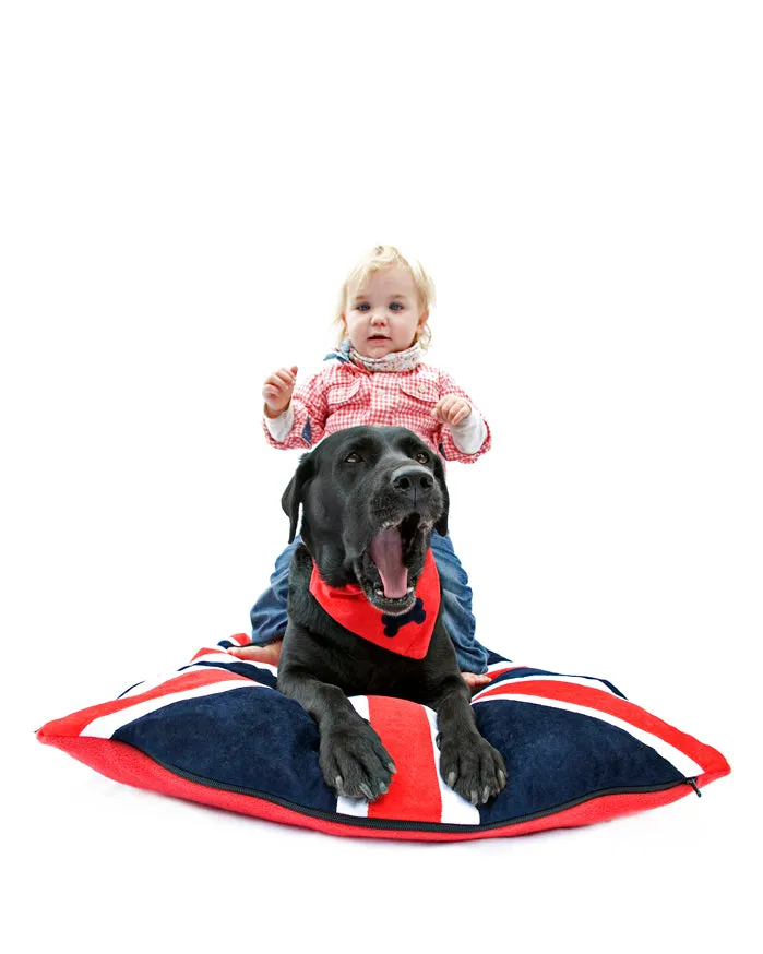 Creature Clothes Union Jack Dog Doza Bed