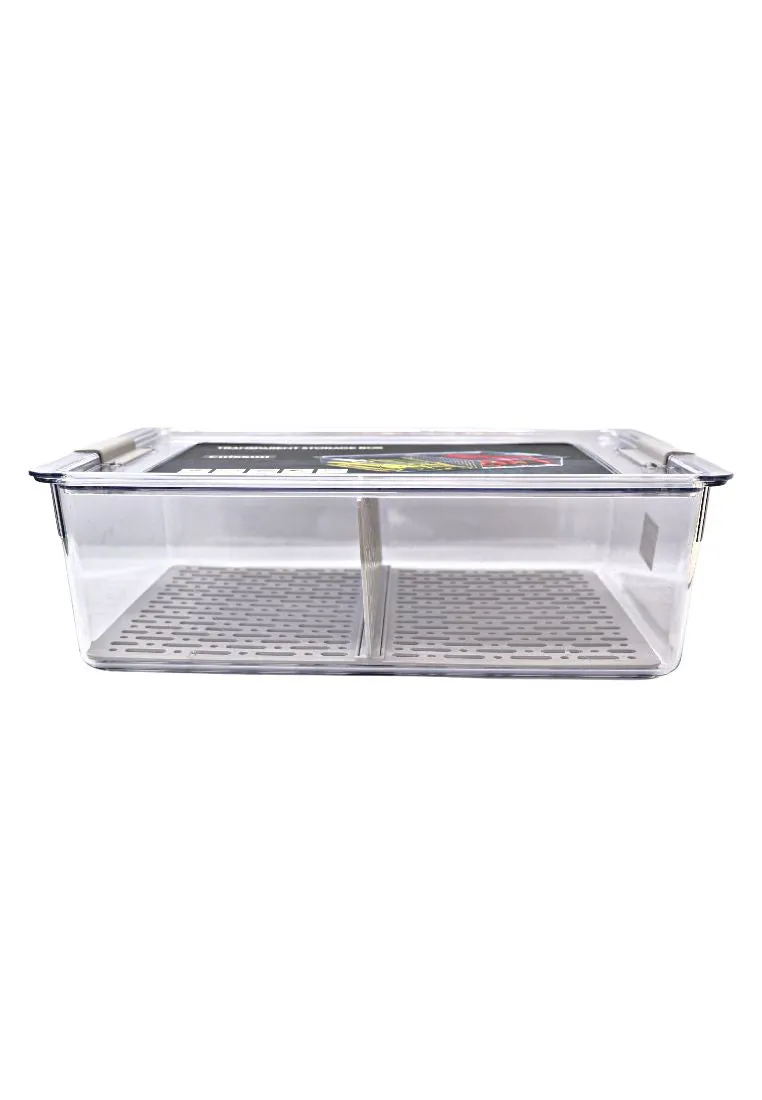 Cuisson PET Fridge Container with Lid 33 x 22 x 10cm