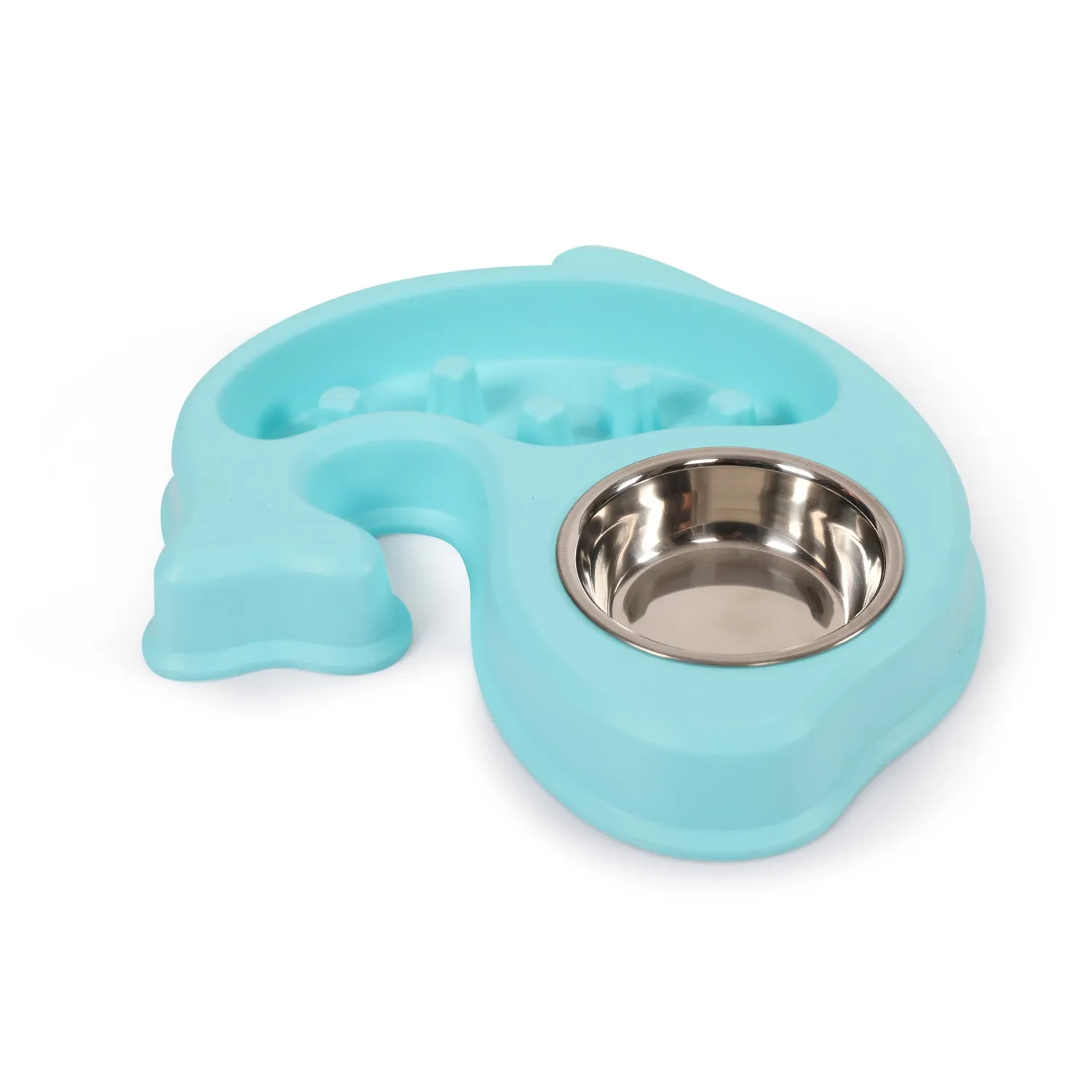 Dear Pet Fish Shaped Feeder for Dogs & Cats