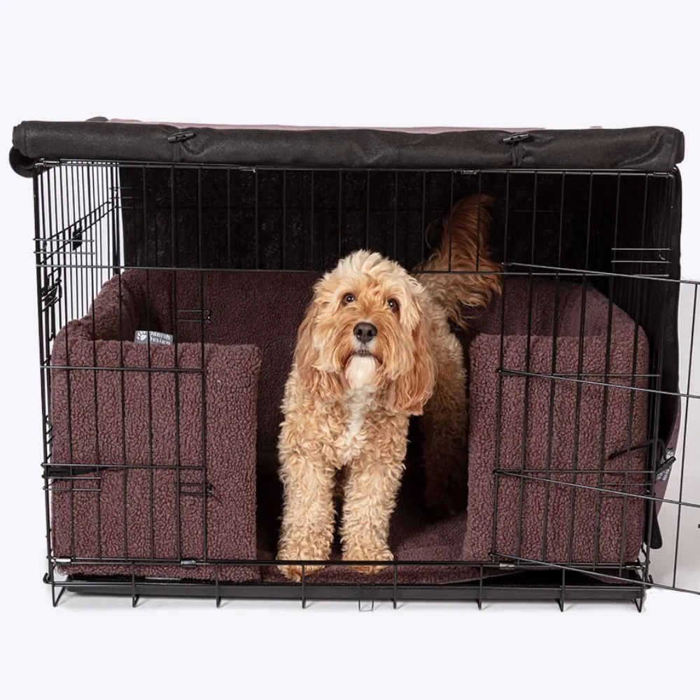 Dog Crate Cover Mauve by Danish Design