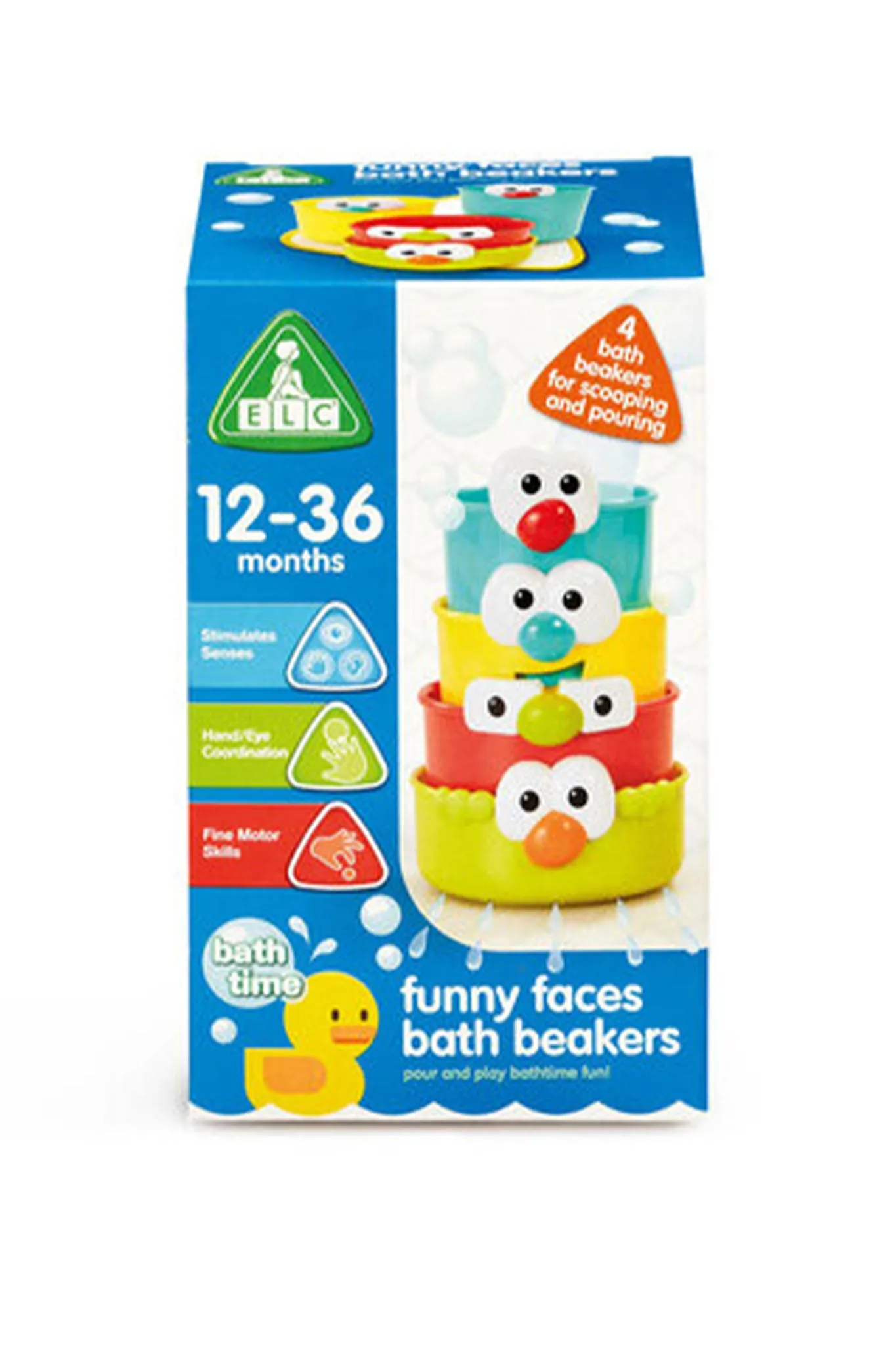 Early Learning Centre Funny Faces Bath Beakers