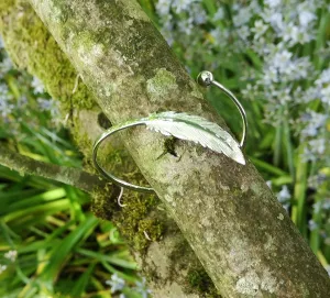 Earth Angel Feather Bangle