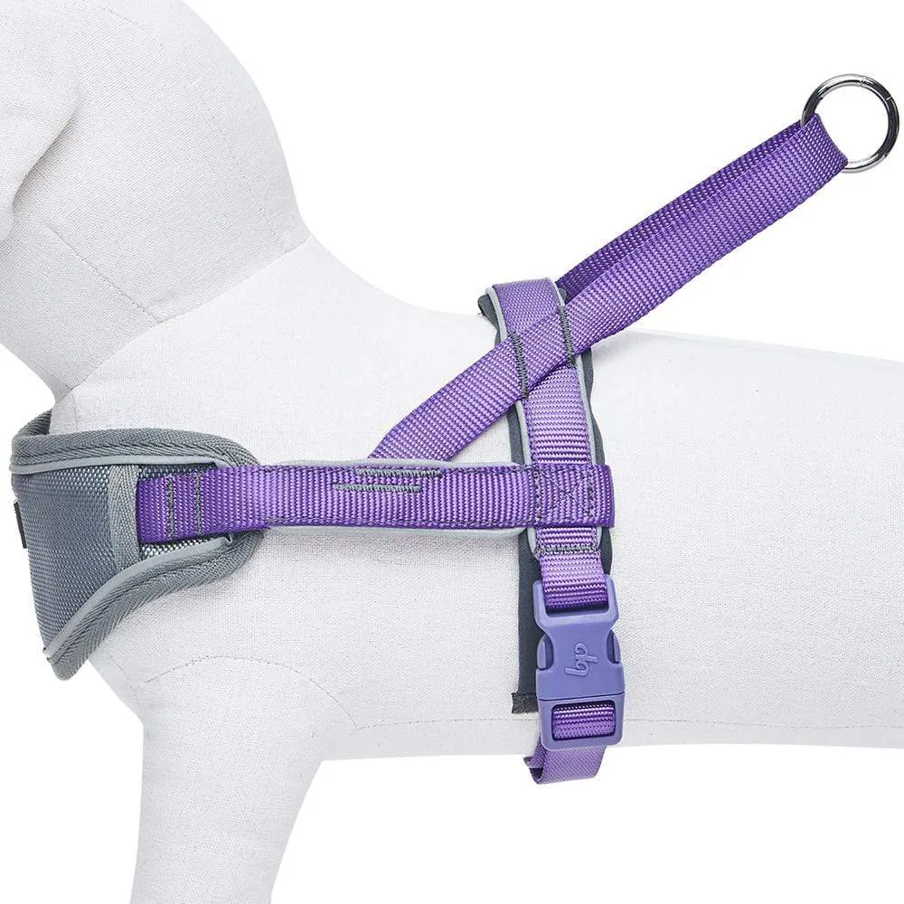 Easy On/Off | Soft 3M Reflective Striped Dog Harness with Handle