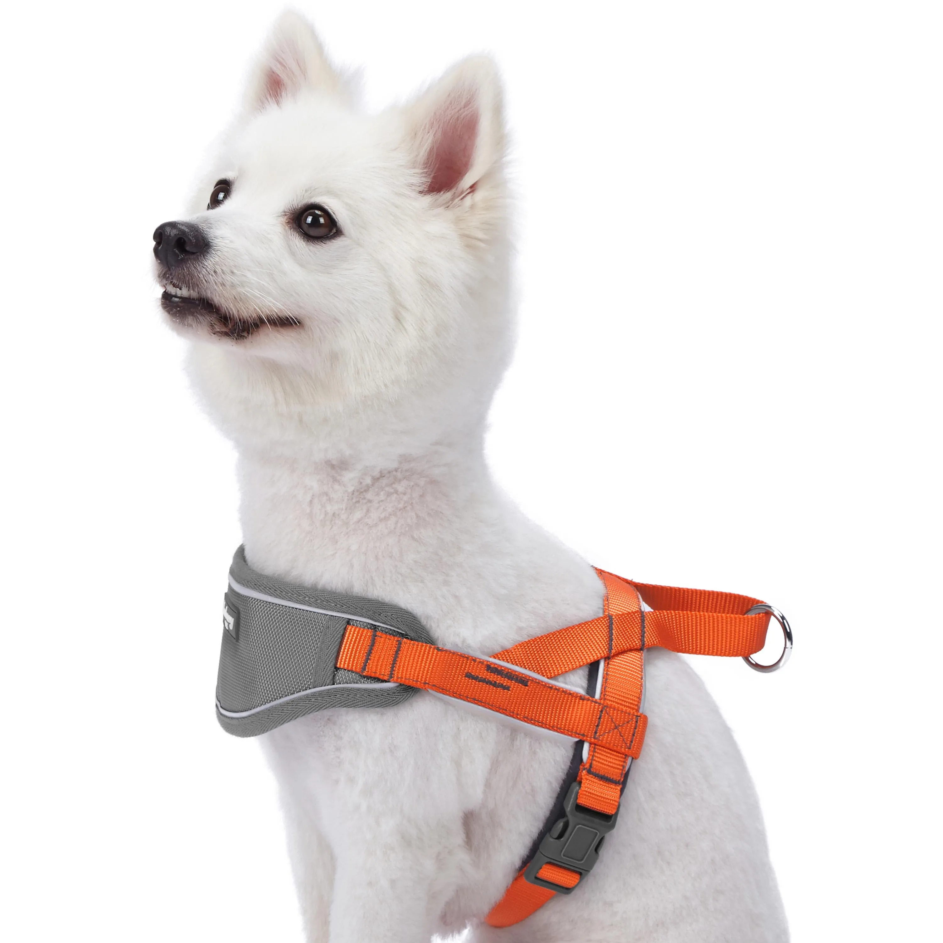 Easy On/Off | Soft 3M Reflective Striped Dog Harness with Handle