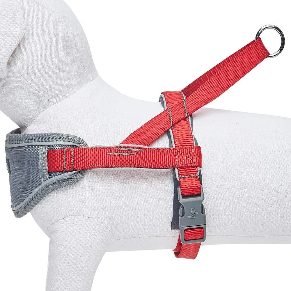 Easy On/Off | Soft 3M Reflective Striped Dog Harness with Handle