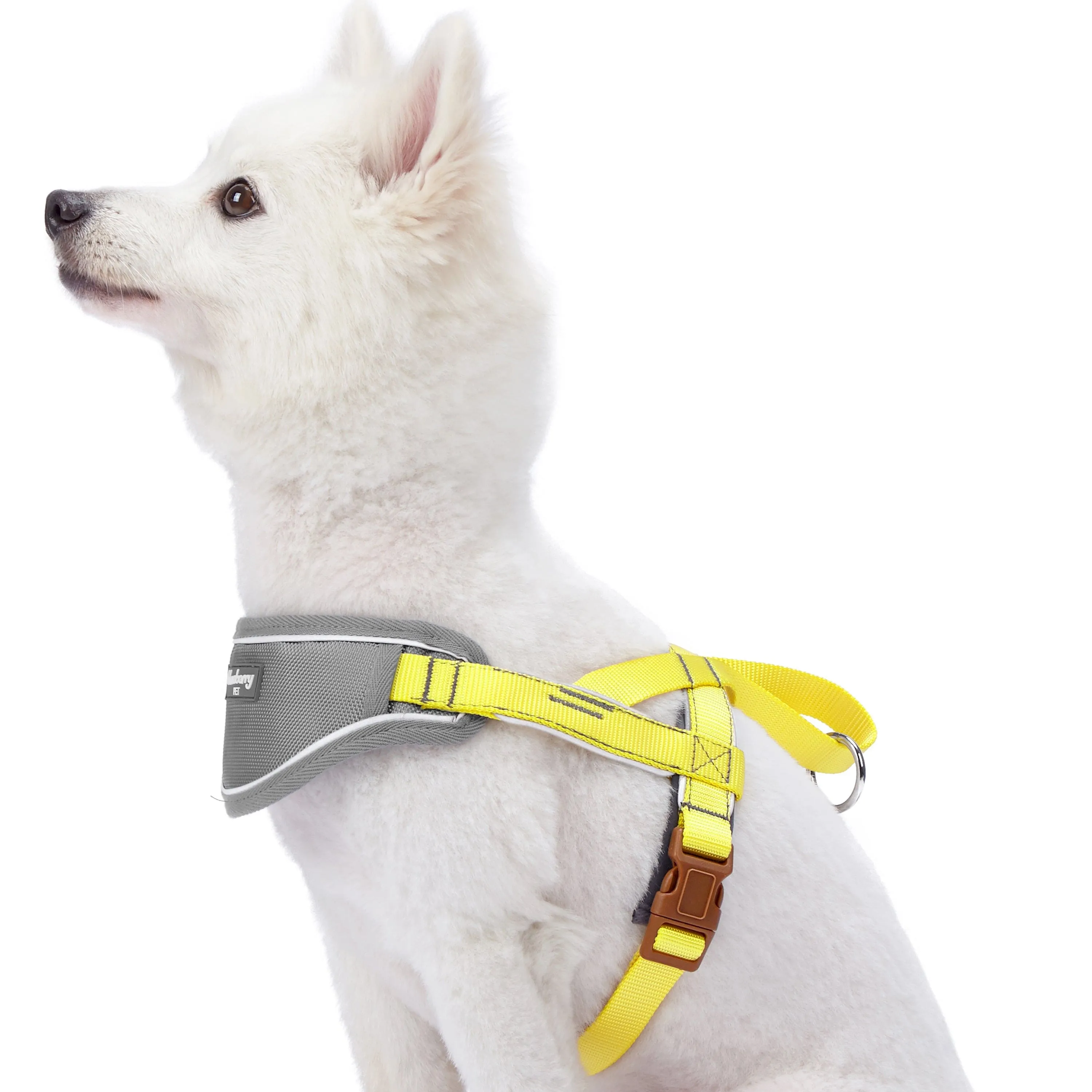 Easy On/Off | Soft 3M Reflective Striped Dog Harness with Handle