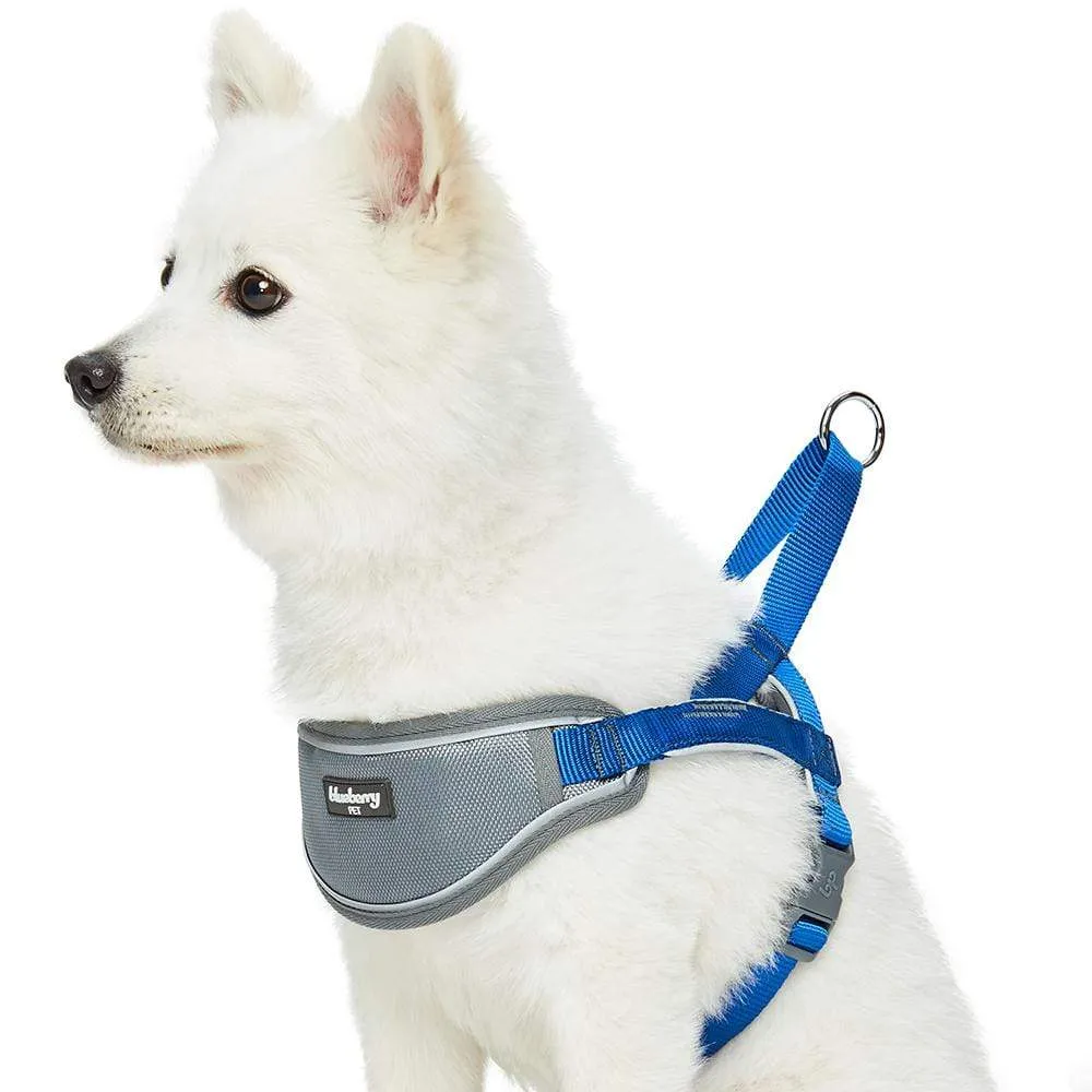 Easy On/Off | Soft 3M Reflective Striped Dog Harness with Handle