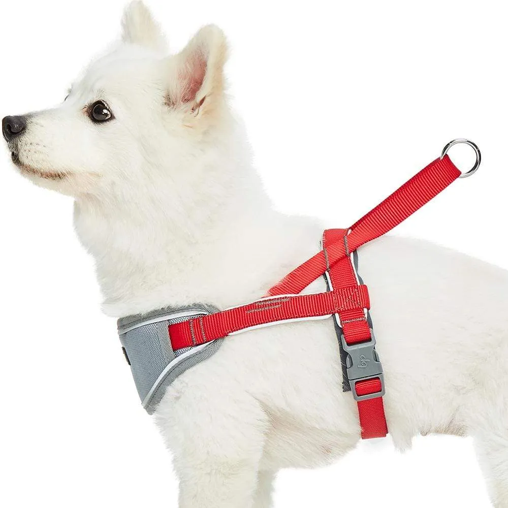 Easy On/Off | Soft 3M Reflective Striped Dog Harness with Handle