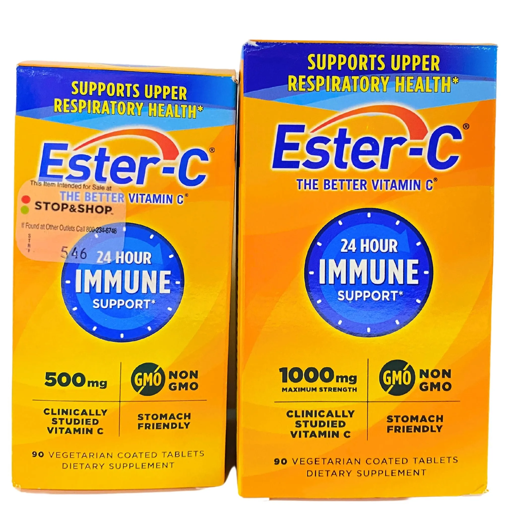 Ester - C Assorted Mix The Better Vitamin C 24 Hour Immune Supports 500mg & 1000mg Stomach Friendly , Clinically Studied Vitamin c (50 Pcs Lot)