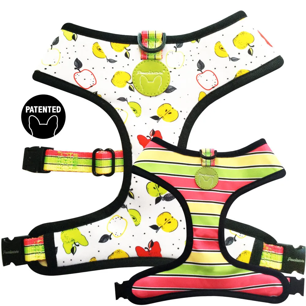 Frenchiestore Reversible Dog Health Harness | Apple