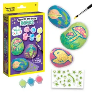 Glow-in-The-Dark Rocks Mini Craft Kit For Kids