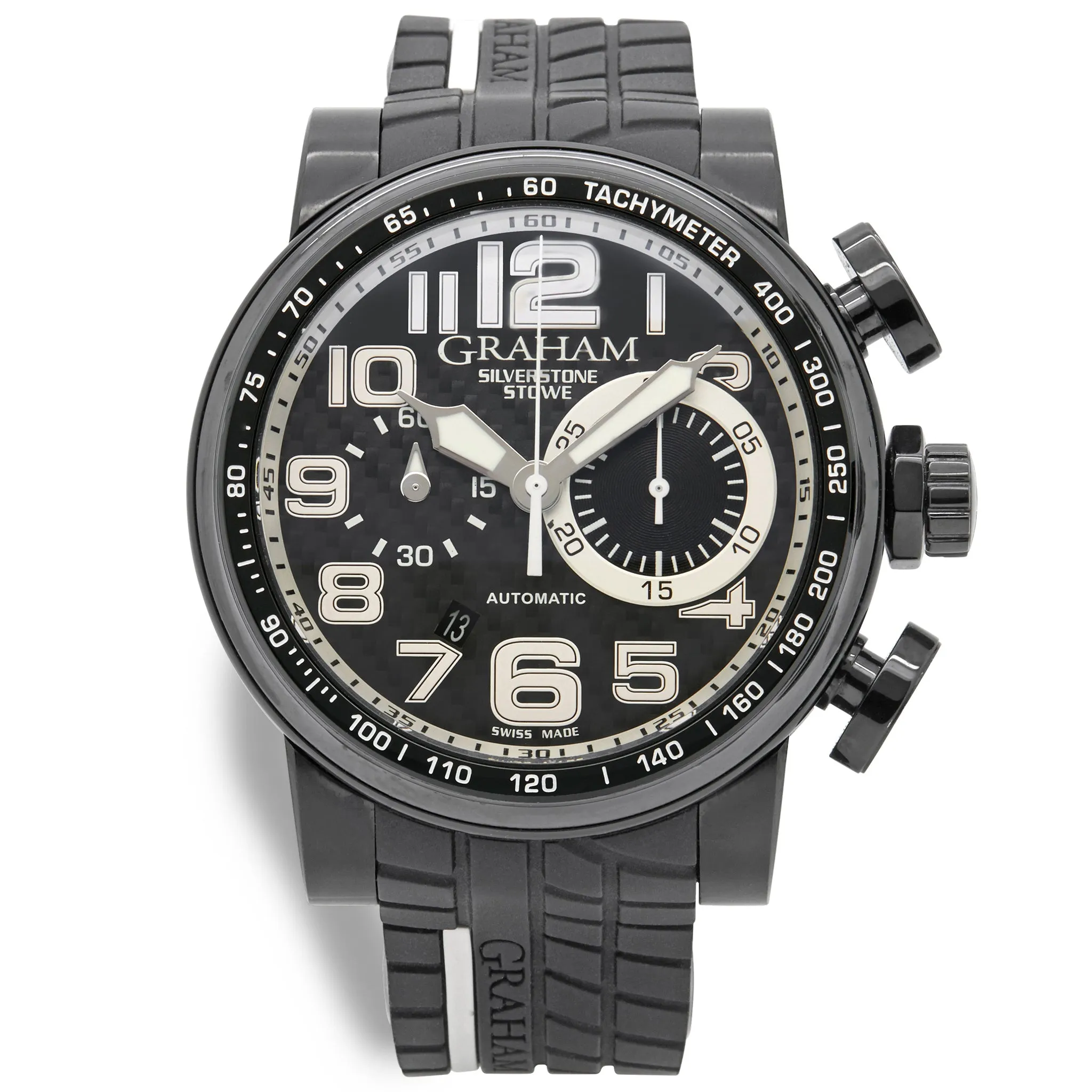 Graham  Silverstone Stowe Racing AN.2BLDC.7 Black Dial Automatic Men's Watch