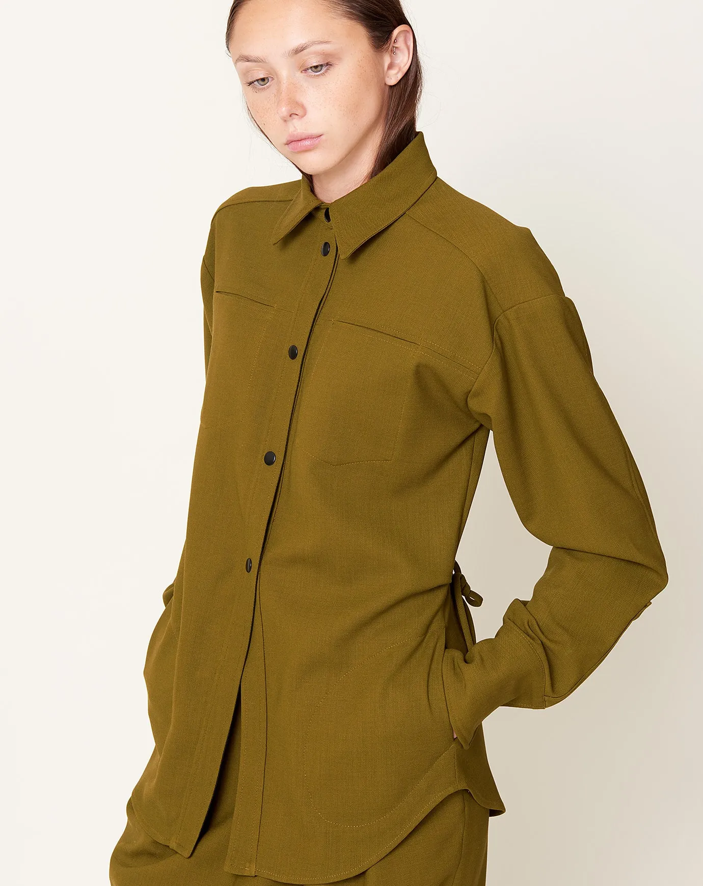 Gries Shirt in Olive