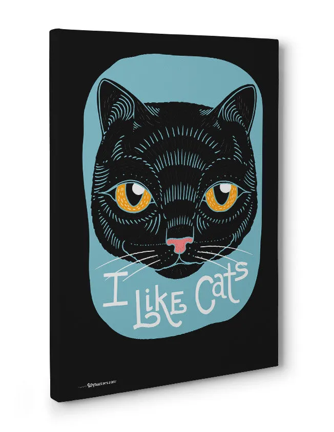 I Like Cats Canvas