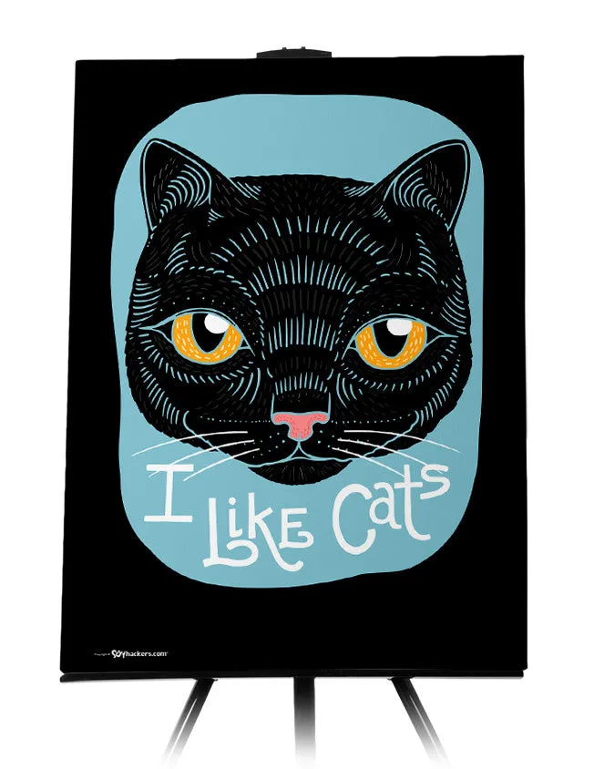 I Like Cats Canvas