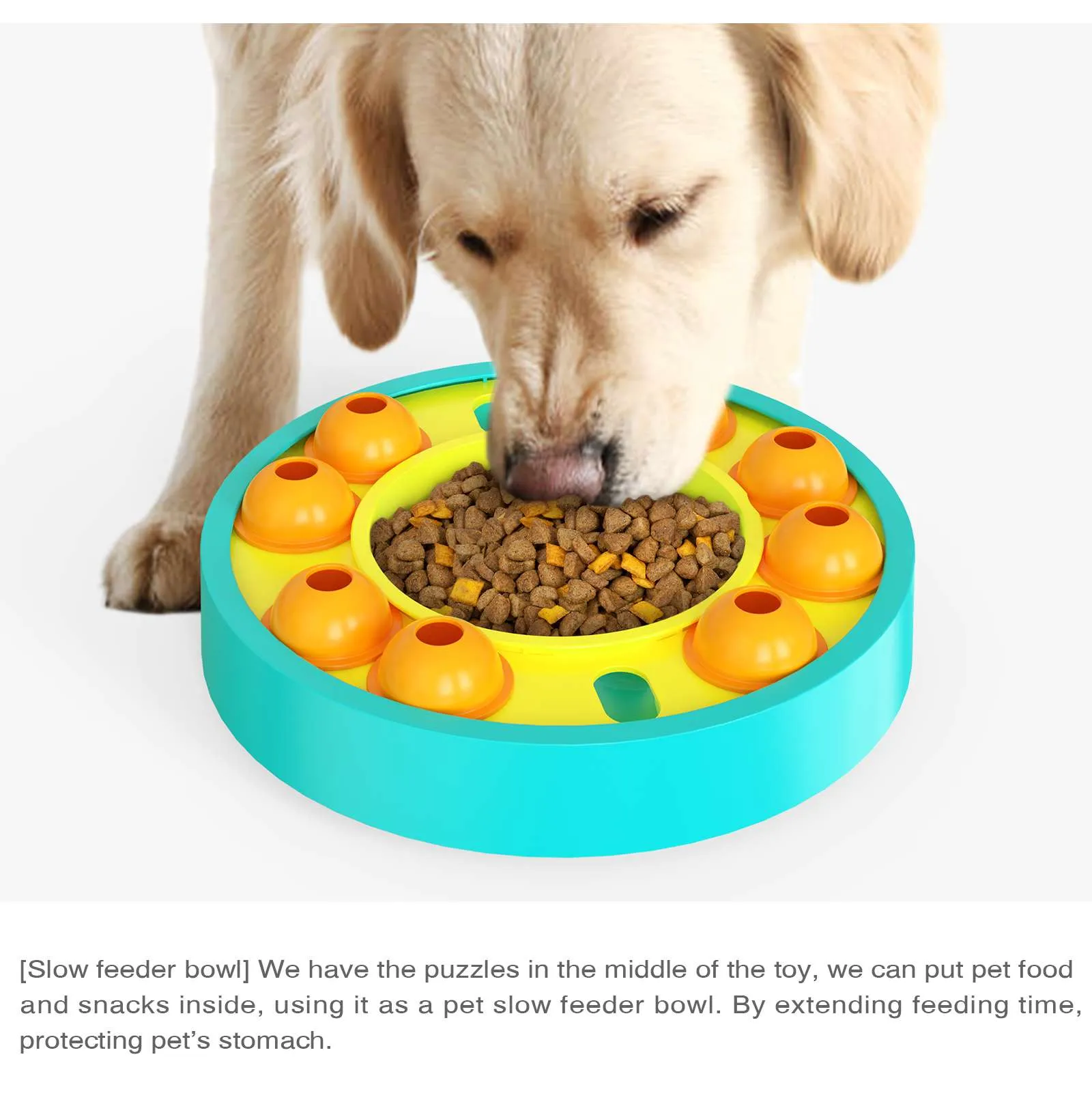 Interactive Puzzle Slow Feeder Dog Toy