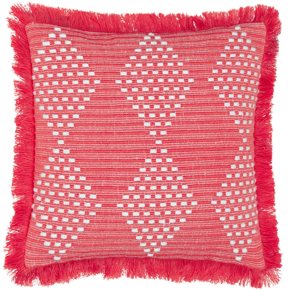 Kadie Outdoor/Indoor Woven Cushion Pink