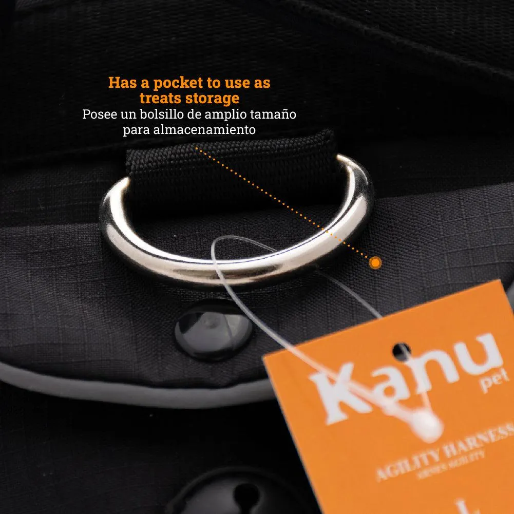 Kanu Pet Agility Black Dog Harness