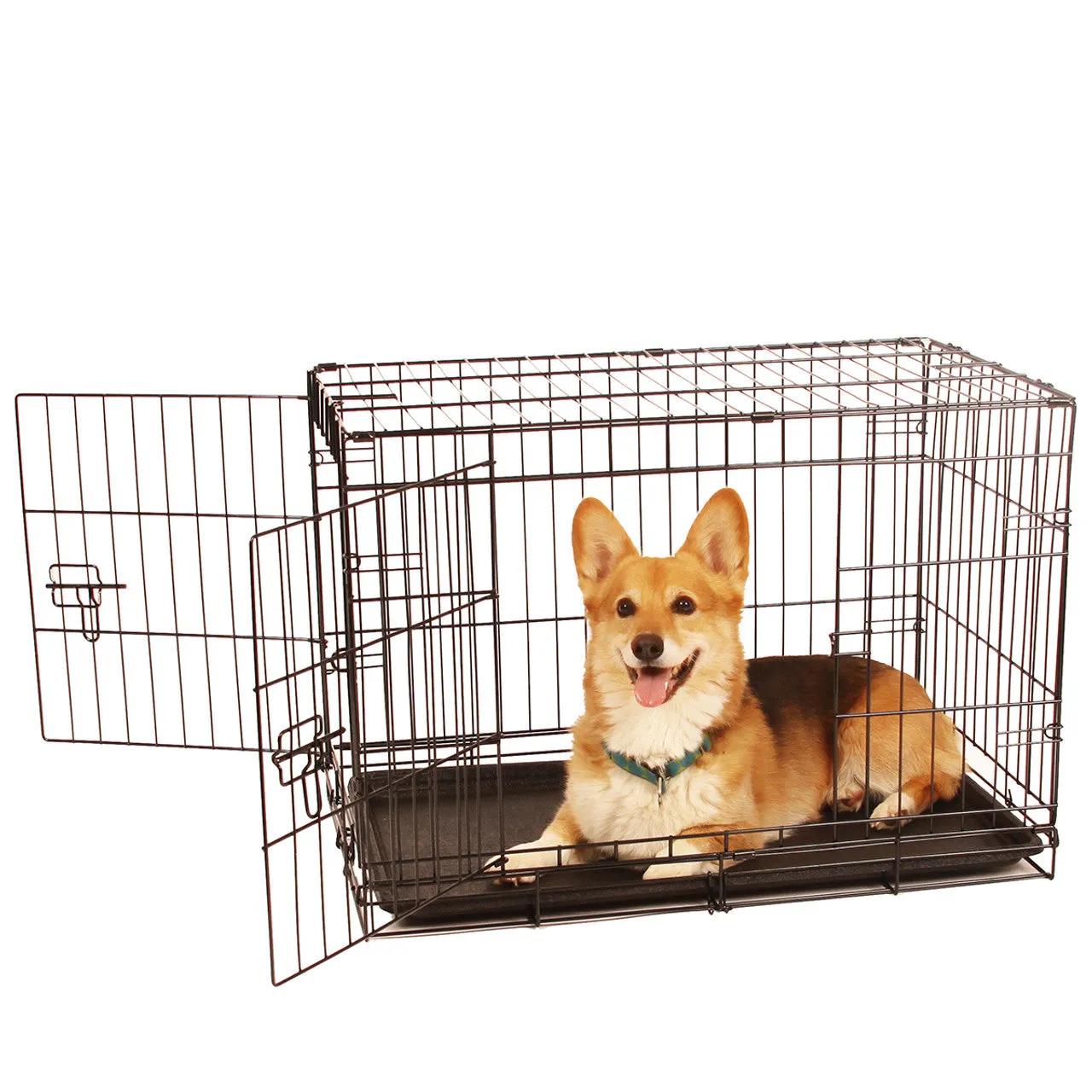 Medium Double Door Dog Crate