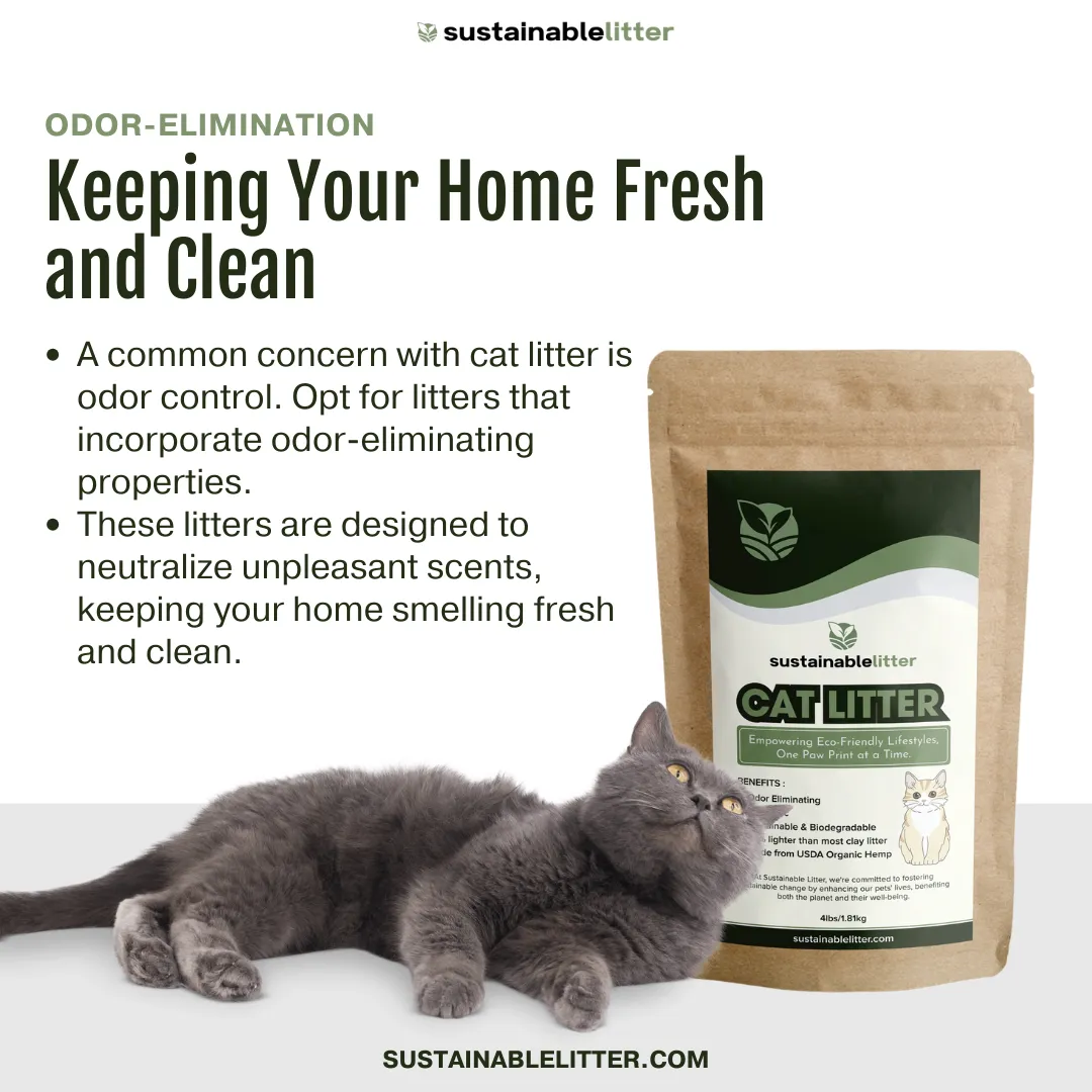 Natural Cat Litter - 100% Organic Hemp