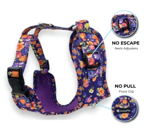 No Pull Cat & Dog Harness  - Purple Poppies