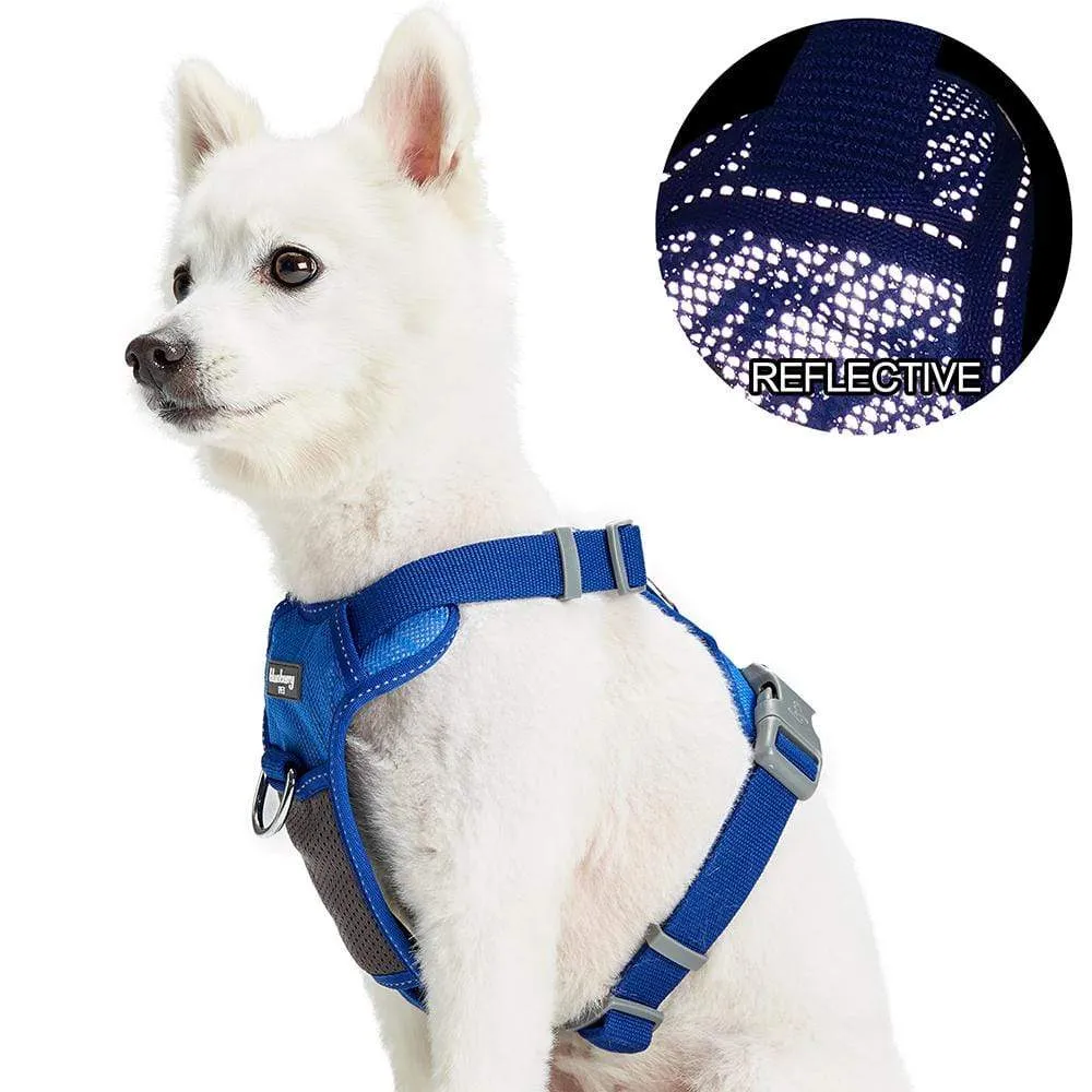 No Pull | Reflective Mesh Padded Dog Harness Vest